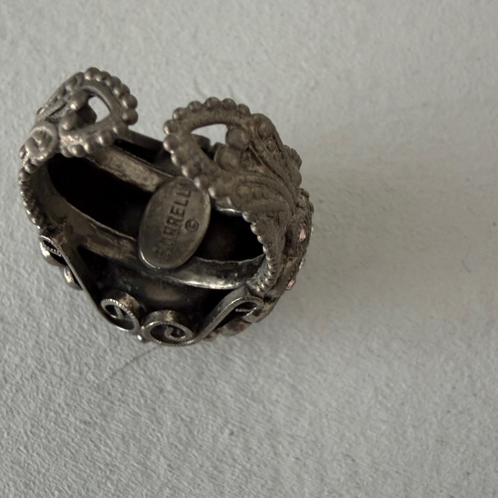 Sorelli! Silver Crystal Ring - Picture 2 of 3